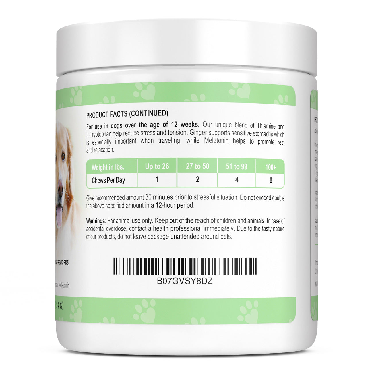 Every Dog's Daily Calming Aid 120 WheatFree Soft Chews NexPaw